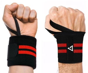 GREATERMEN WRIST PROTECTION  WRAPS- RED | BLACK