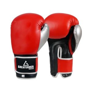 GREATERMEN YOUTH BOXING GLOVES RED BLACK