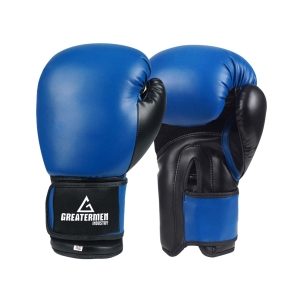 GREATERMEN YOUTH BOXING GLOVES BLUE BLACK