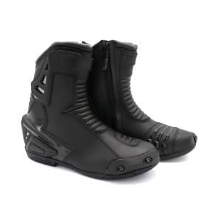 GREATERMEN BLACK WHITE MOTORBIKE SHOES