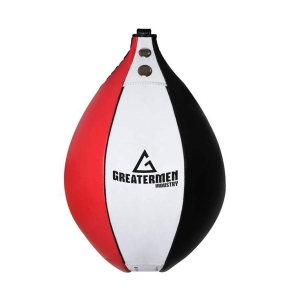 GREATERMEN SPEED BAGS AND BALLS RED BLACK