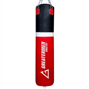 GREATERMEN HEAVY PUNCH BAGS RED WHITE BLACK