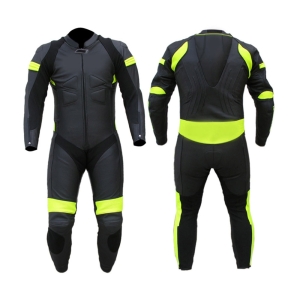 GREATERMEN BLACK & GREEN MOTORBIKE SUIT