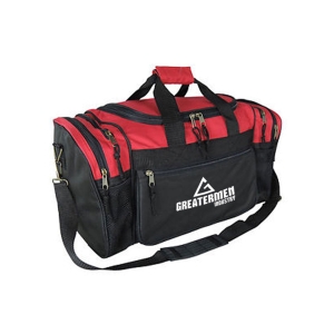 GREATERMEN SPORTS BAGS BLACK RED